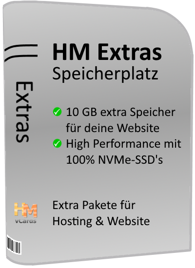HM Extras Speicherplatz